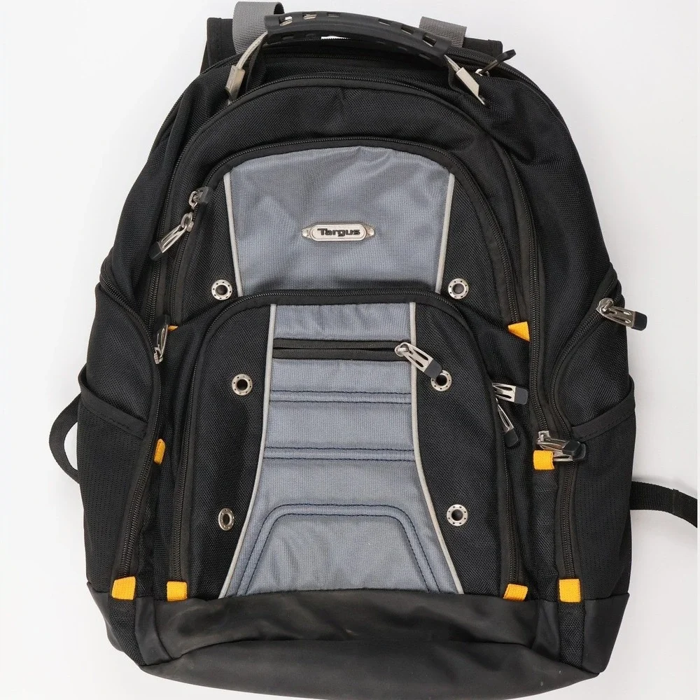 Targus Backpack Drifter Laptop Bag Black Gray One Size Excellent